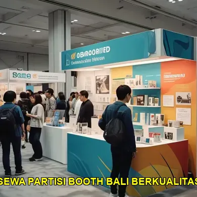 sewa partisi booth bali berkualitas
